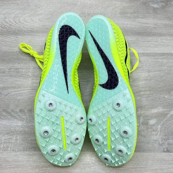 Nike Zoom Mamba V Track Spikes Shoes Volt Green Field DR9945-700 Men's Size 13 - Picture 9 of 12